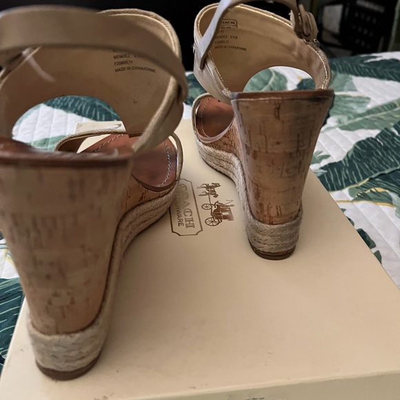 Coach Shoes - Wedge sandals, with a cork bottom